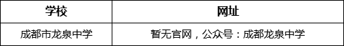 成都市龍泉中學網(wǎng)址是什么？