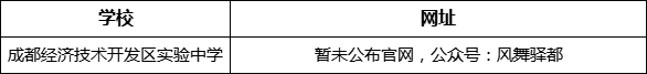 成都市成都經濟技術開發(fā)區(qū)實驗中學網(wǎng)址是什么？