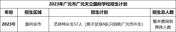 2024年廣元市廣元天立國(guó)際學(xué)校招生計(jì)劃是多少？