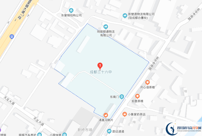 成都36中學(xué)的地址在哪里？
